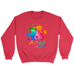 Autism Awareness Splash Crewneck